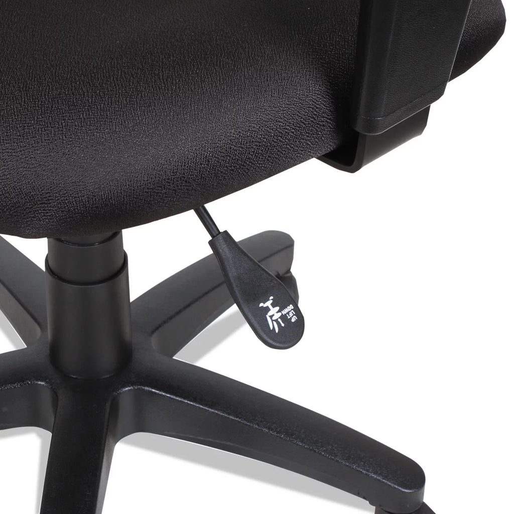 Black Swivel Task Chair with Adjustable Arms J6111