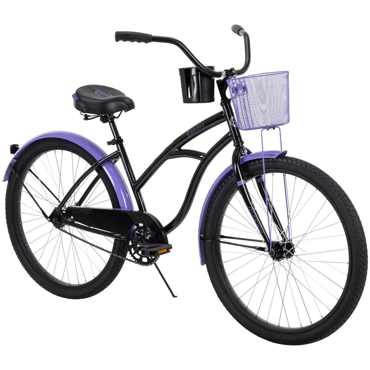 Black and Purple Cruiser Bicycle W9993