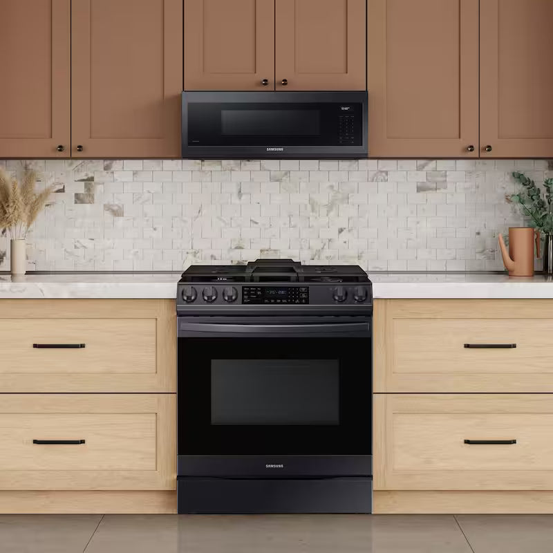 Black Stainless Steel Over the Range Microwave A22227