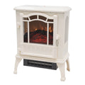 2-Setting 3D Electric Stove Heater with Flame, Black O2307