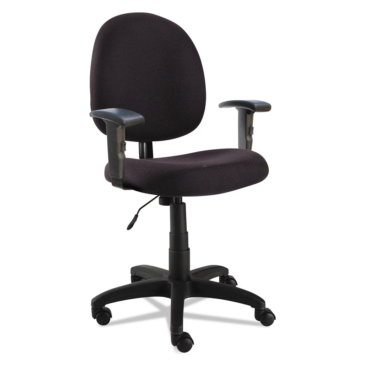 Black Swivel Task Chair with Adjustable Arms J6111