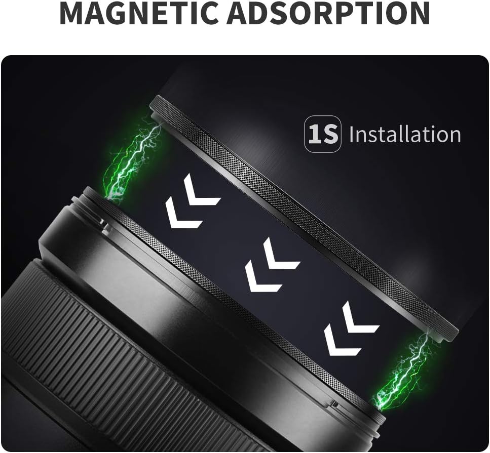 58mm Magnetic Lens Filter Kit with 4 in 1 Filter Pouch H940