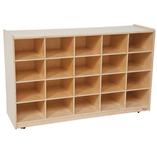 Mobile 20 Tray Storage with Purple Trays X885016