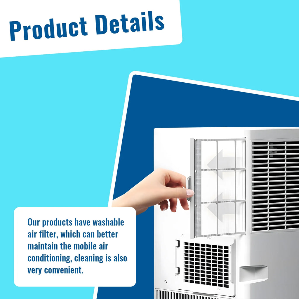 Compact 8000 BTU 3-in-1 Air Conditioner N9125