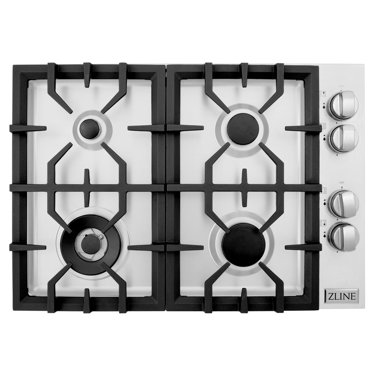 30 in. Stainless Steel Gas Cooktop with 4 Burners E479734