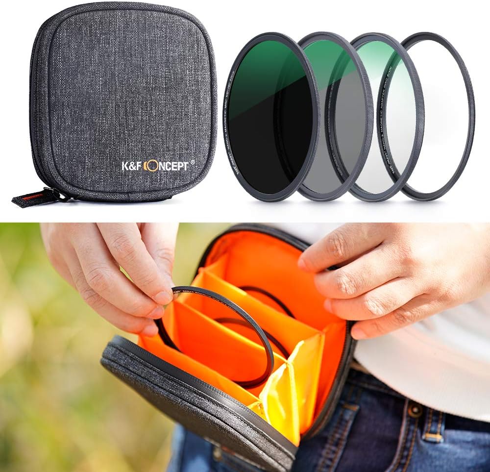 58mm Magnetic Lens Filter Kit with 4 in 1 Filter Pouch H940
