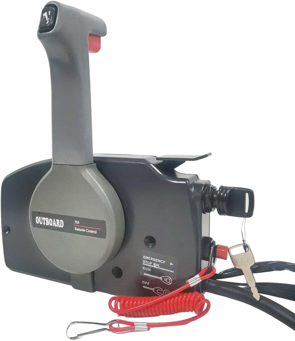 Side Mount Outboard Remote Control Box with 16 Feet 10 Pin Cable H757