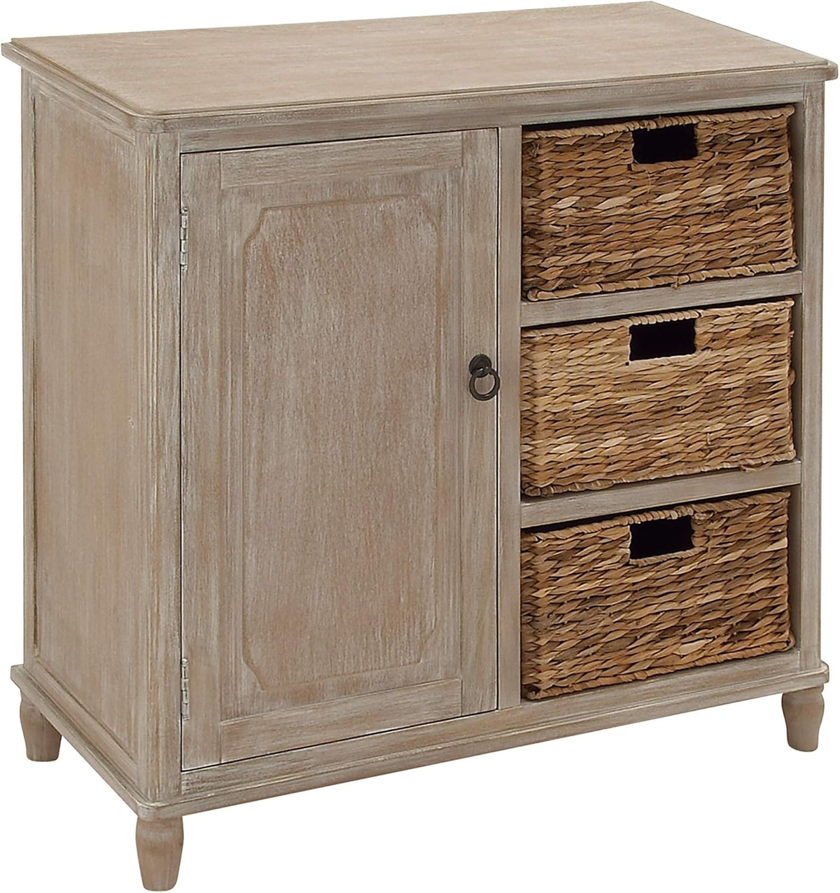 Wood Basket Cabinet Z1958