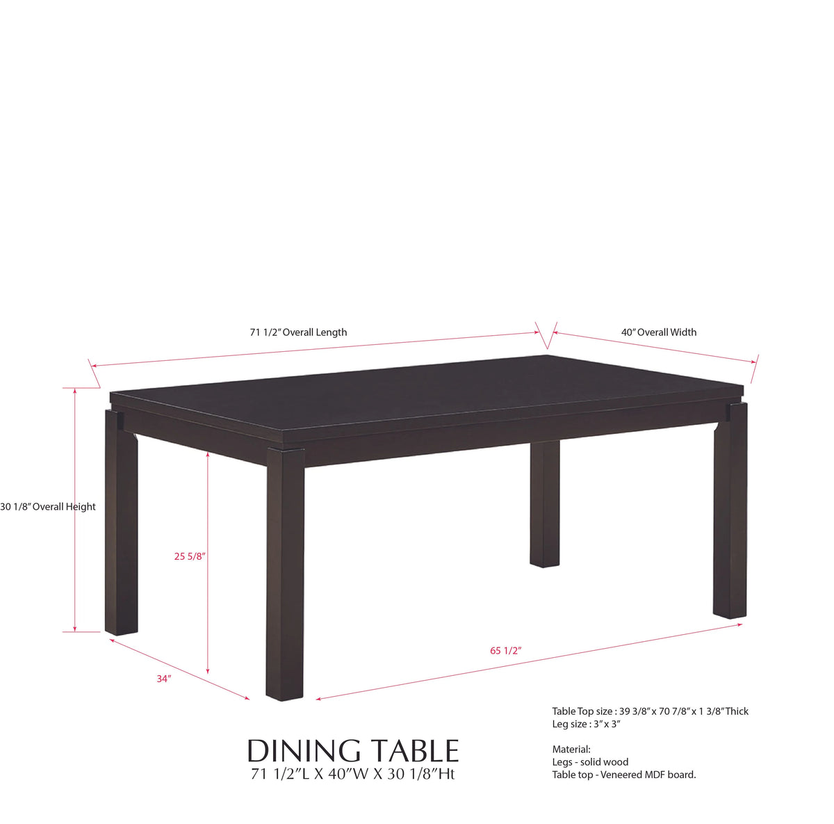 7 Piece Gray Fabric White Wood Dining Set M8762
