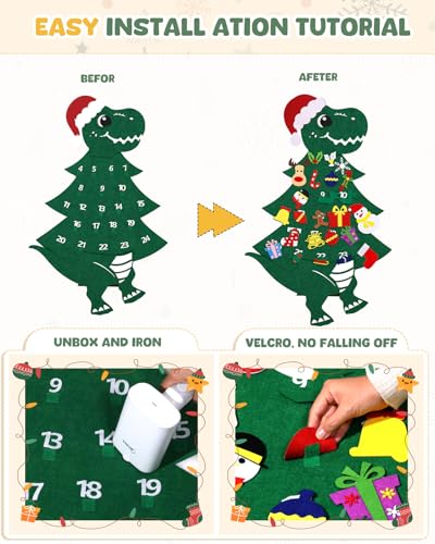 3.6 Ft Oversized Felt Christmas Tree H96324