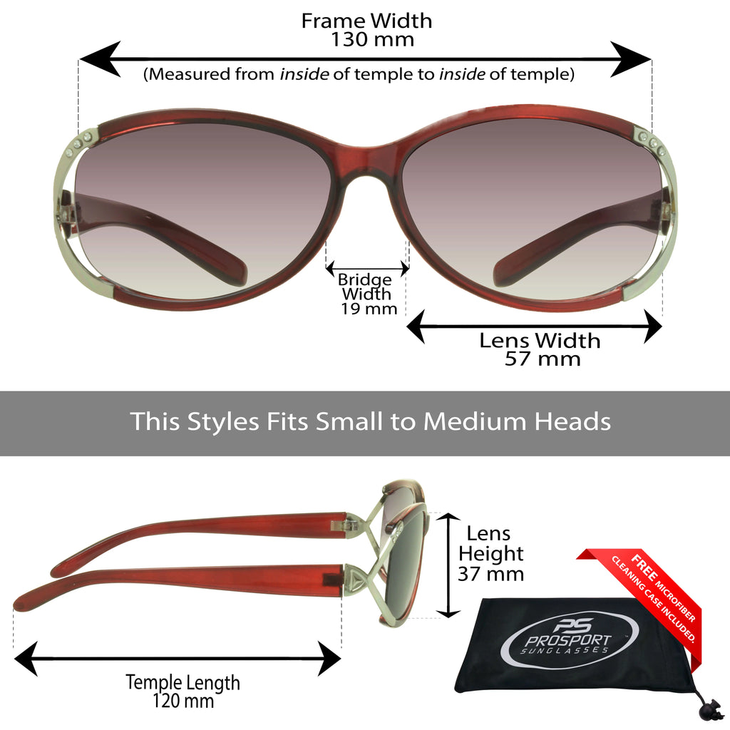 Black & Red Reading Sunglasses U34044