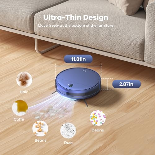 Robot Vacuum and Mop Combo, 2 in 1 Self-Charging Robotic Vacuum W683