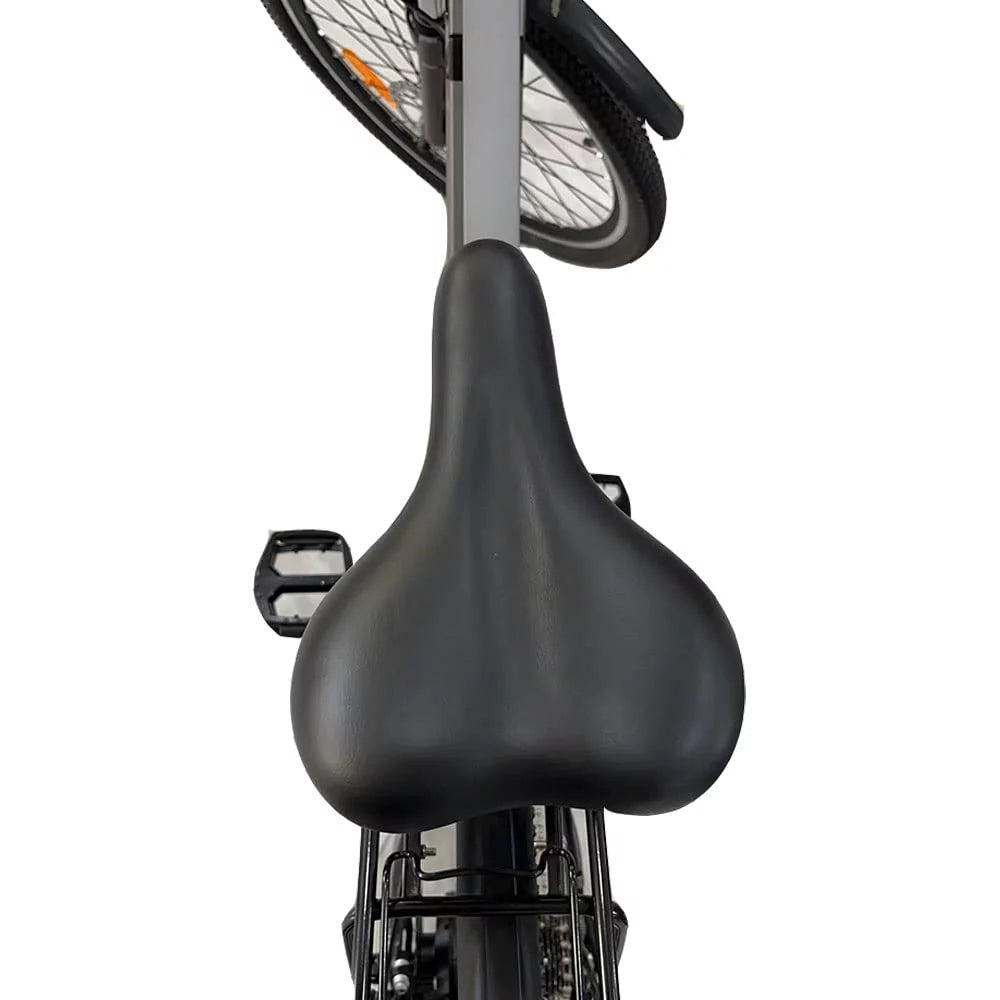 350W 26x4'' Fat Tire Electric Bike 48V 10Ah 6 Speeds Black N4385