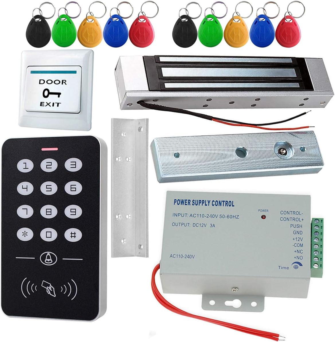 Access Control Set with RFID Keypad and Magnetic Door Lock F92856
