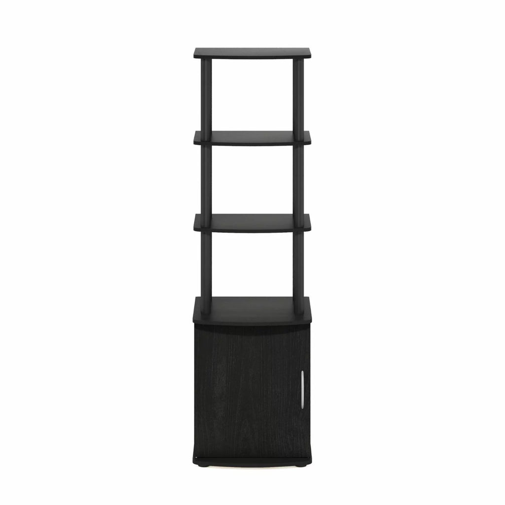 3-Tier TV Entertainment Side Table with Storage Cabinet D9972