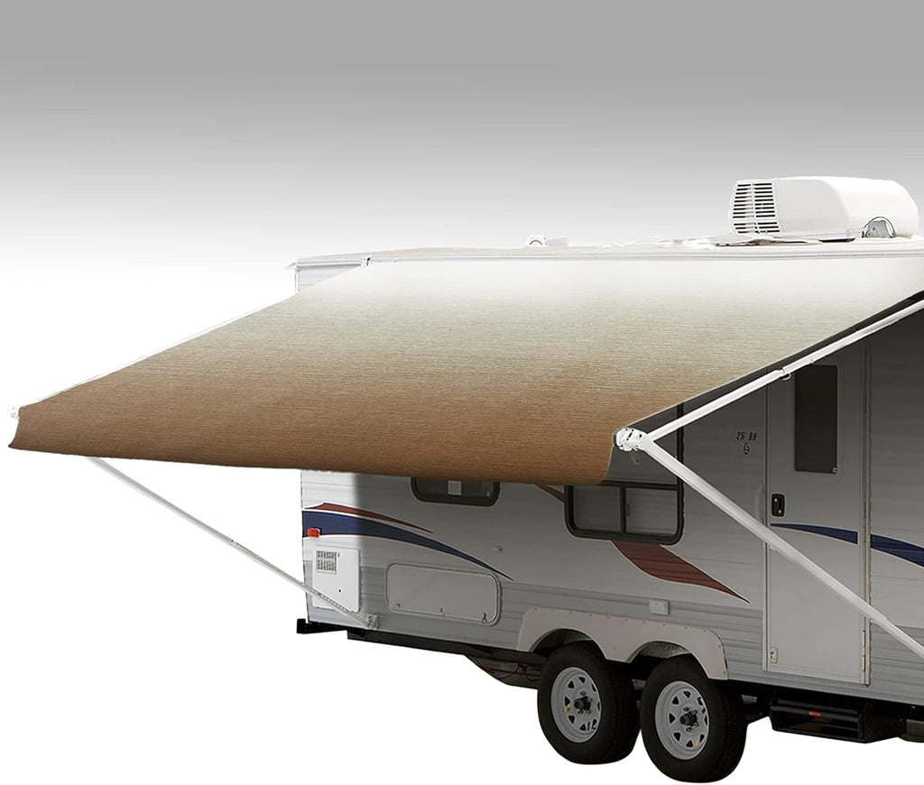 RV Awning Fabric Replacement Weatherproof Vinyl 18' G367041