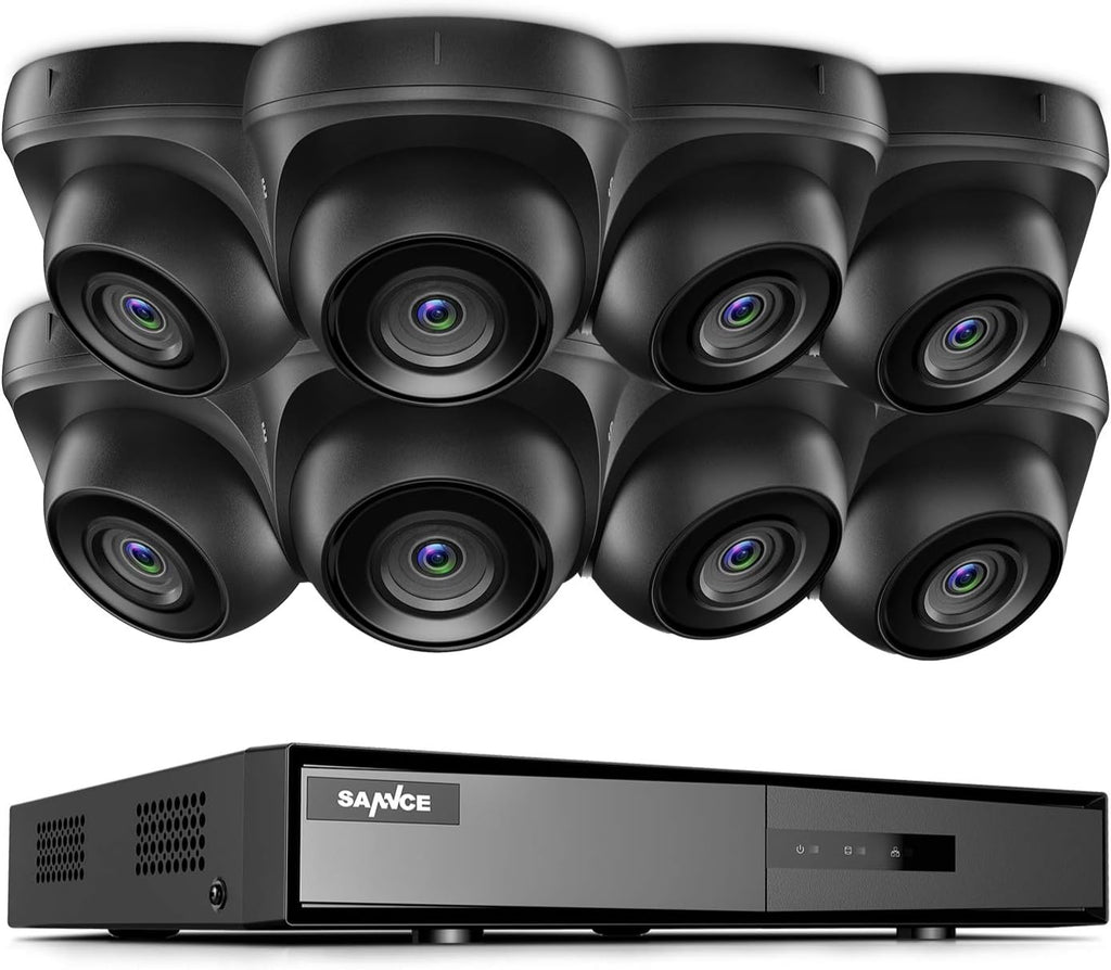 1080P 8CH Wired Security Camera System with 8 Cameras H9243