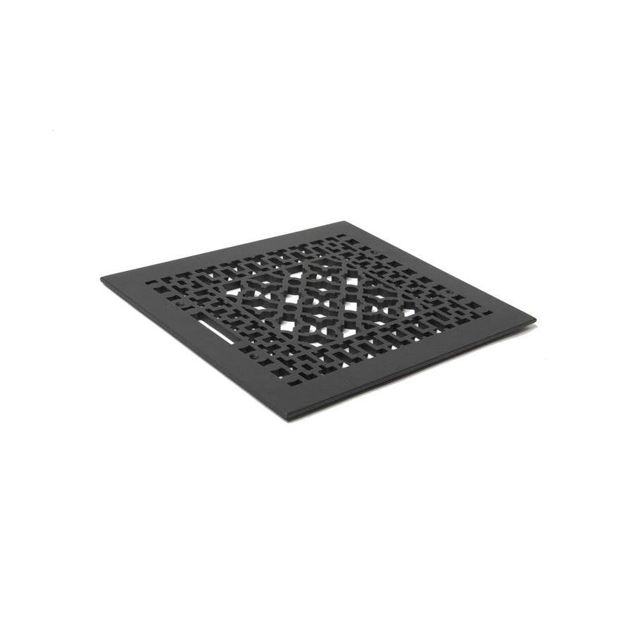Black 10-in x 14-in Cast Iron Floor Register I612308