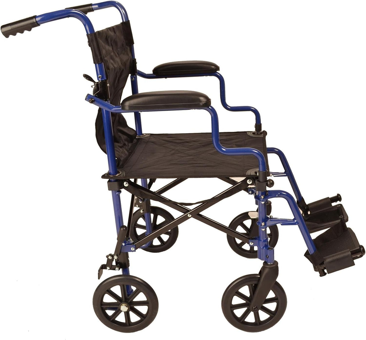 Super Lightweight Folding Travel Wheelchair with Height Adjustable Footrests L794934