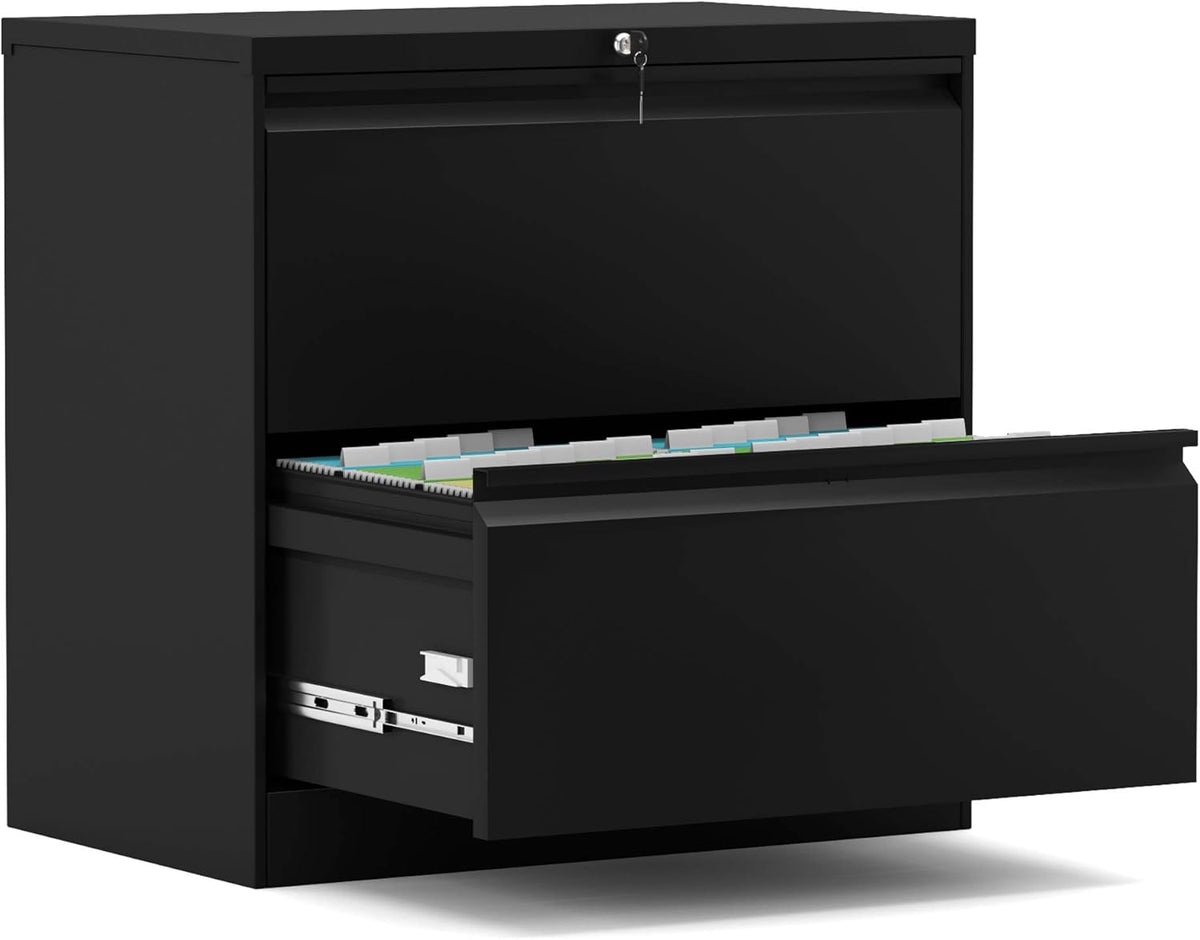 2 Drawer Metal File Cabinet with Lock C887