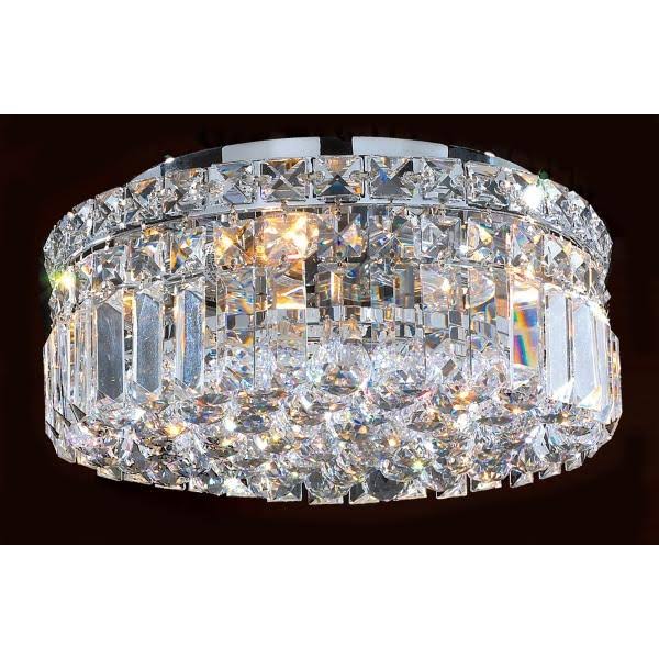 4 Light 12x22 Flush Mount - Chrome F882527