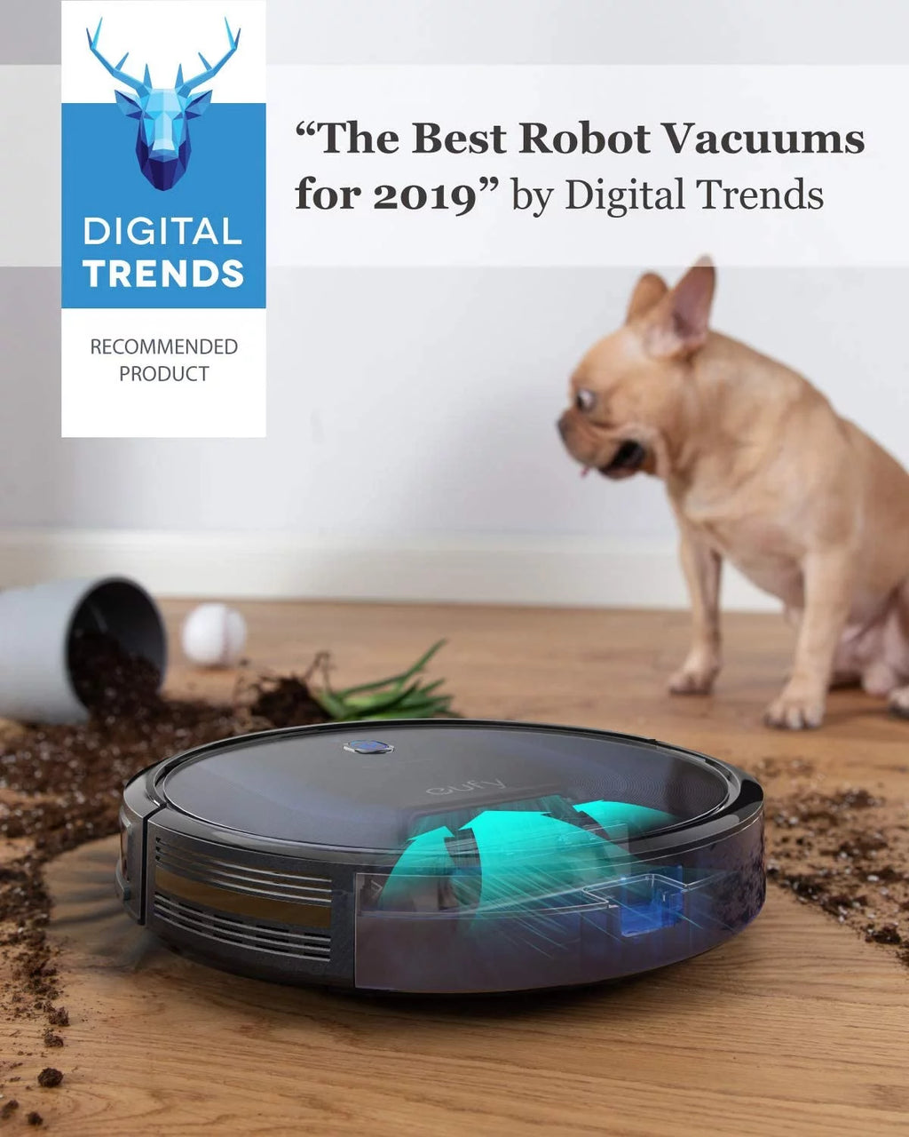 Wi-Fi Connected 2000Pa Suction Robot Vacuum Cleaner R5322