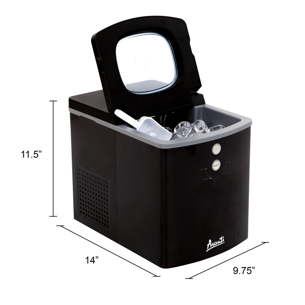 Portable Countertop Ice Maker in Black C969925