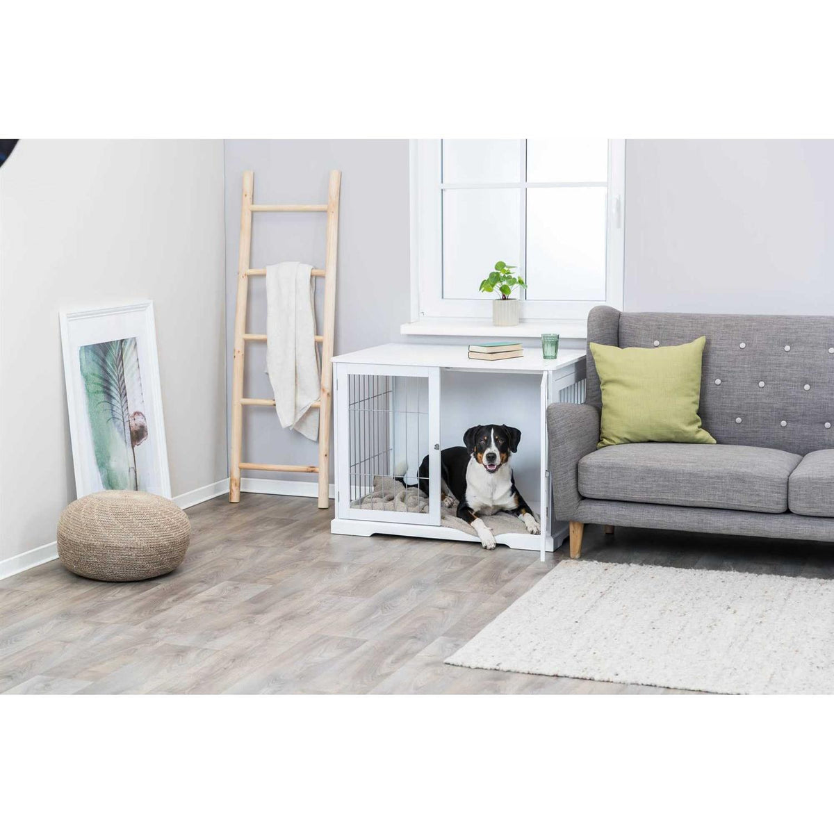 Indoor Pet Kennel End Table L187