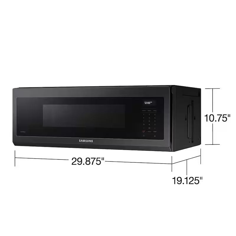 Black Stainless Steel Over the Range Microwave A22227