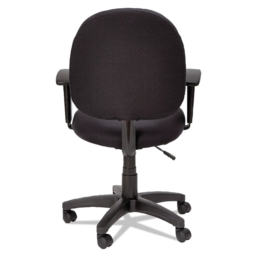 Black Swivel Task Chair with Adjustable Arms J6111
