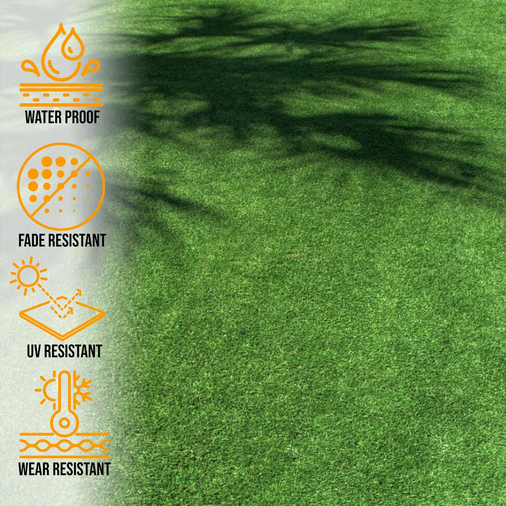 7x28 Artificial Turf Golf Hitting Mat Green F96761
