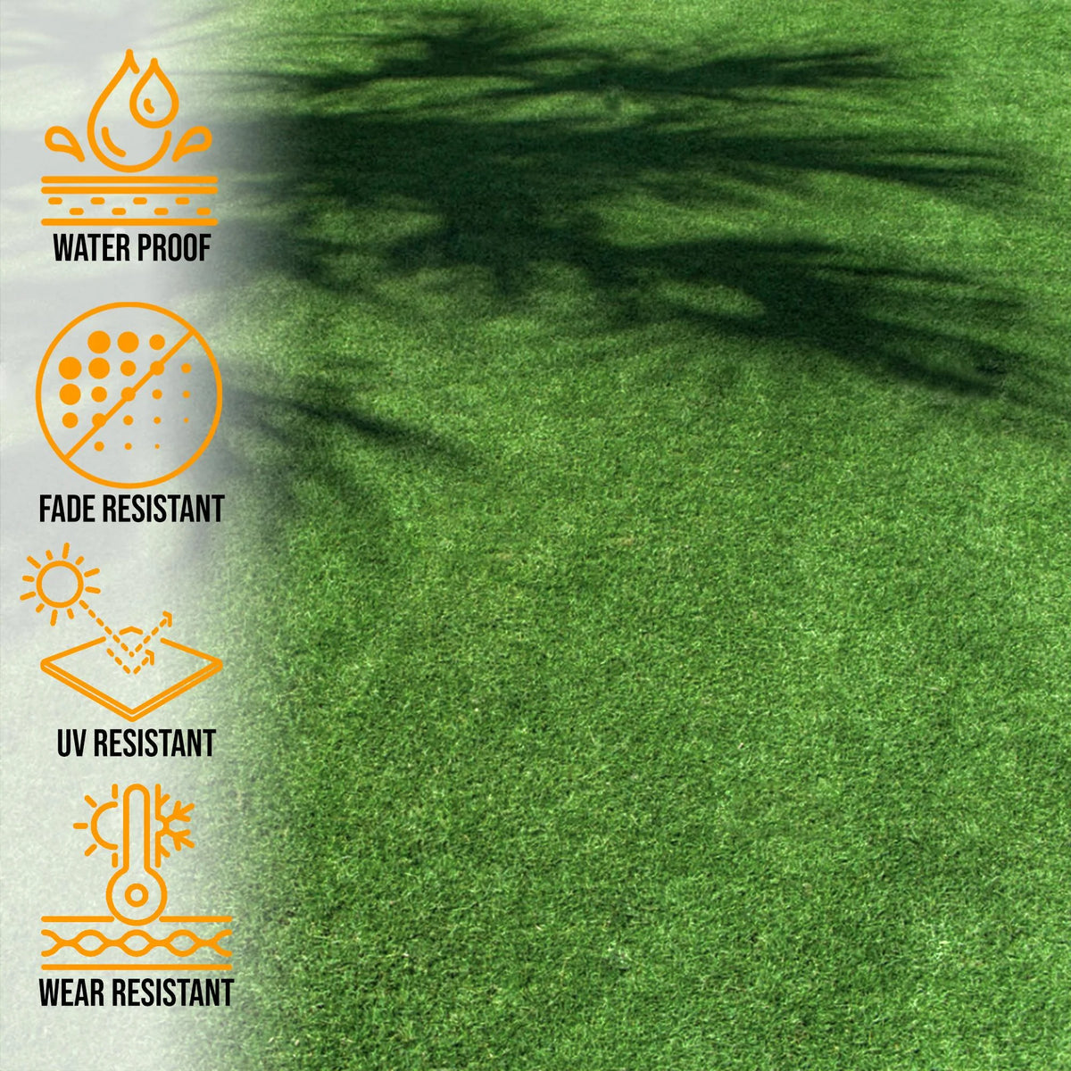 7x28 Artificial Turf Golf Hitting Mat Green F96761
