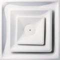 24-in x 24-in 2-Cone Steel Ceiling Diffuser in White P331251
