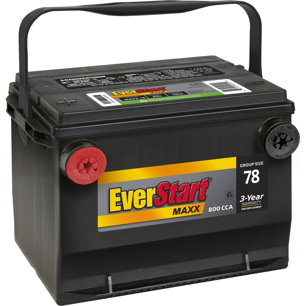 Lead Acid Automotive Battery Group Size 78 12 Volt 800 CCA Q29675