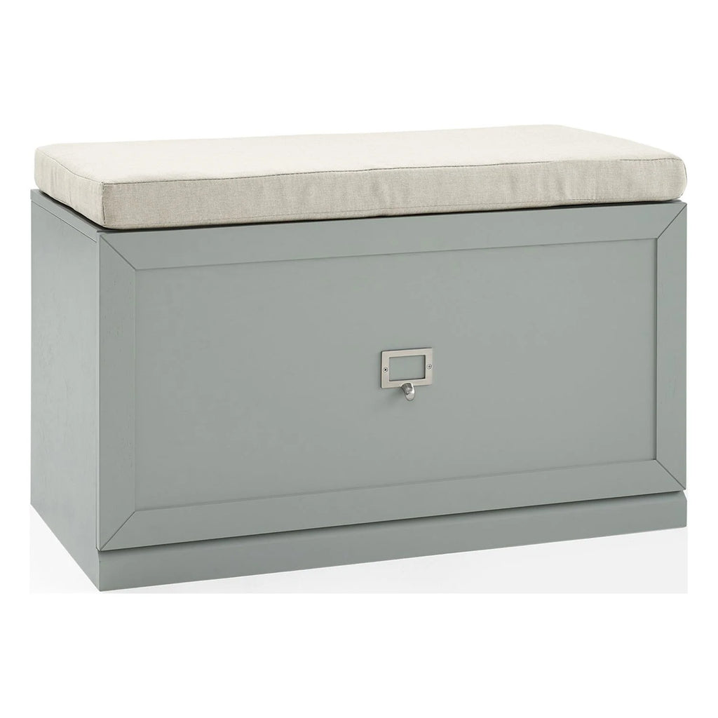 Gray and Cream Wooden Entryway Bench L27432