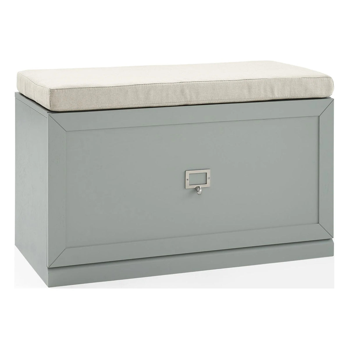 Gray and Cream Wooden Entryway Bench L27432