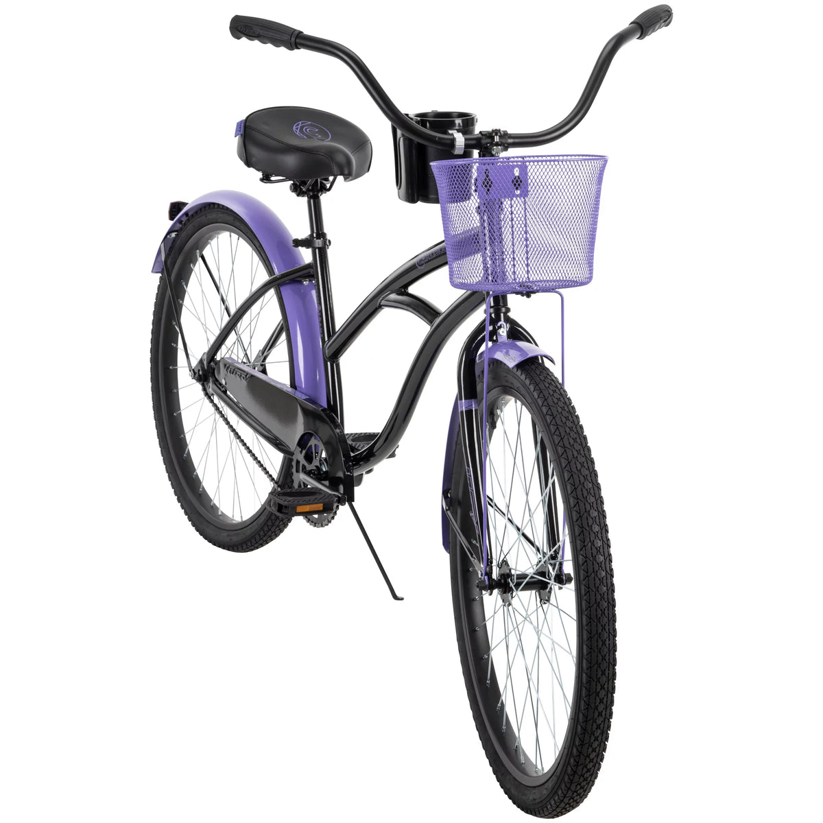 Black and Purple Cruiser Bicycle W9993