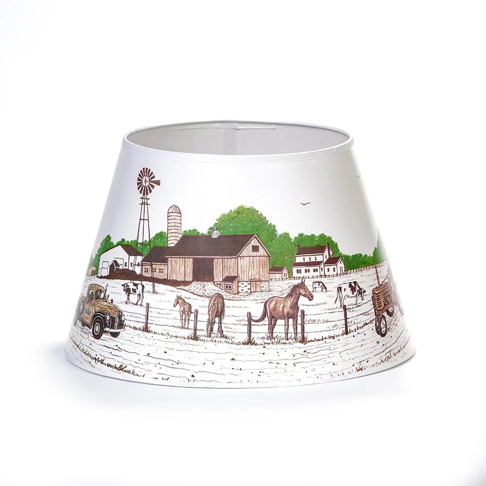 Wicker Oil Lamp with Shade Y253470