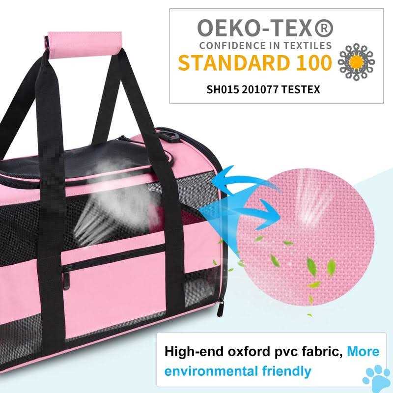 Cat Carrier Airline Approved for Small Dogs Medium Cats Under 15 Lbs U604858