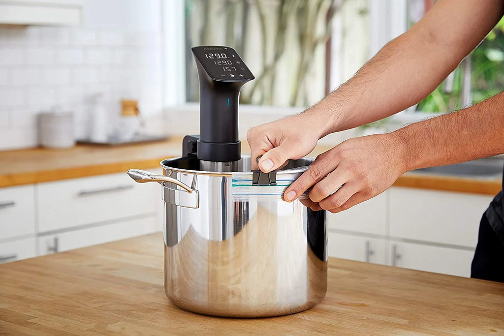 Sous Vide Precision Cooker 1200 Watts Black and Silver H9498