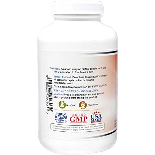 Proteolytic Enzymes 450 mg with Bromelain Papain Pancreatin Trypsin E5960