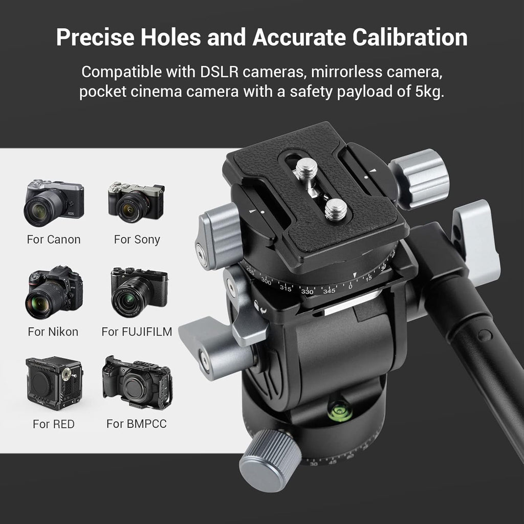 Video Head with Quick Release Plate H1001
