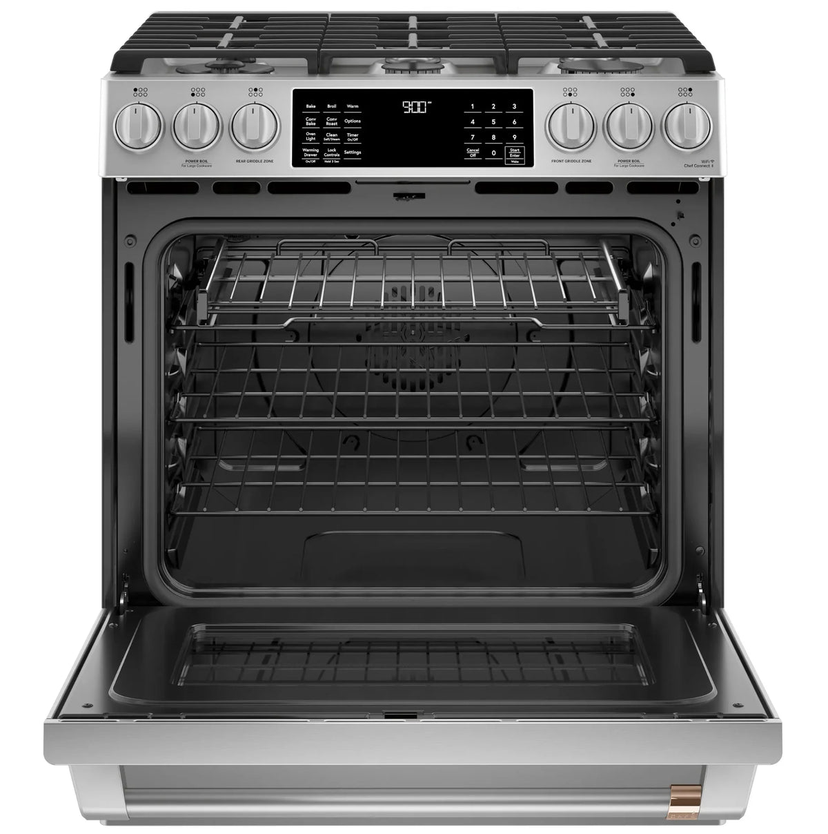 30 IN. 5.7 CU. FT. Slide-In Dual-Fuel Convection Range H4835