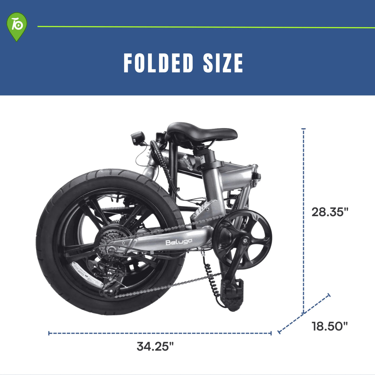 Foldable 500W Fat Tire Electric Bicycle N54083