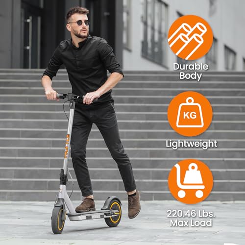 2 Wheel Folding Kick Scooter with Adjustable T-Bar Handlebar M449398