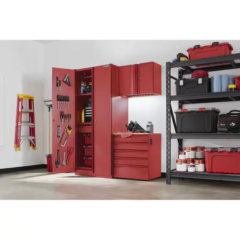 3-Piece Heavy Duty Welded Steel Garage Storage System J738114