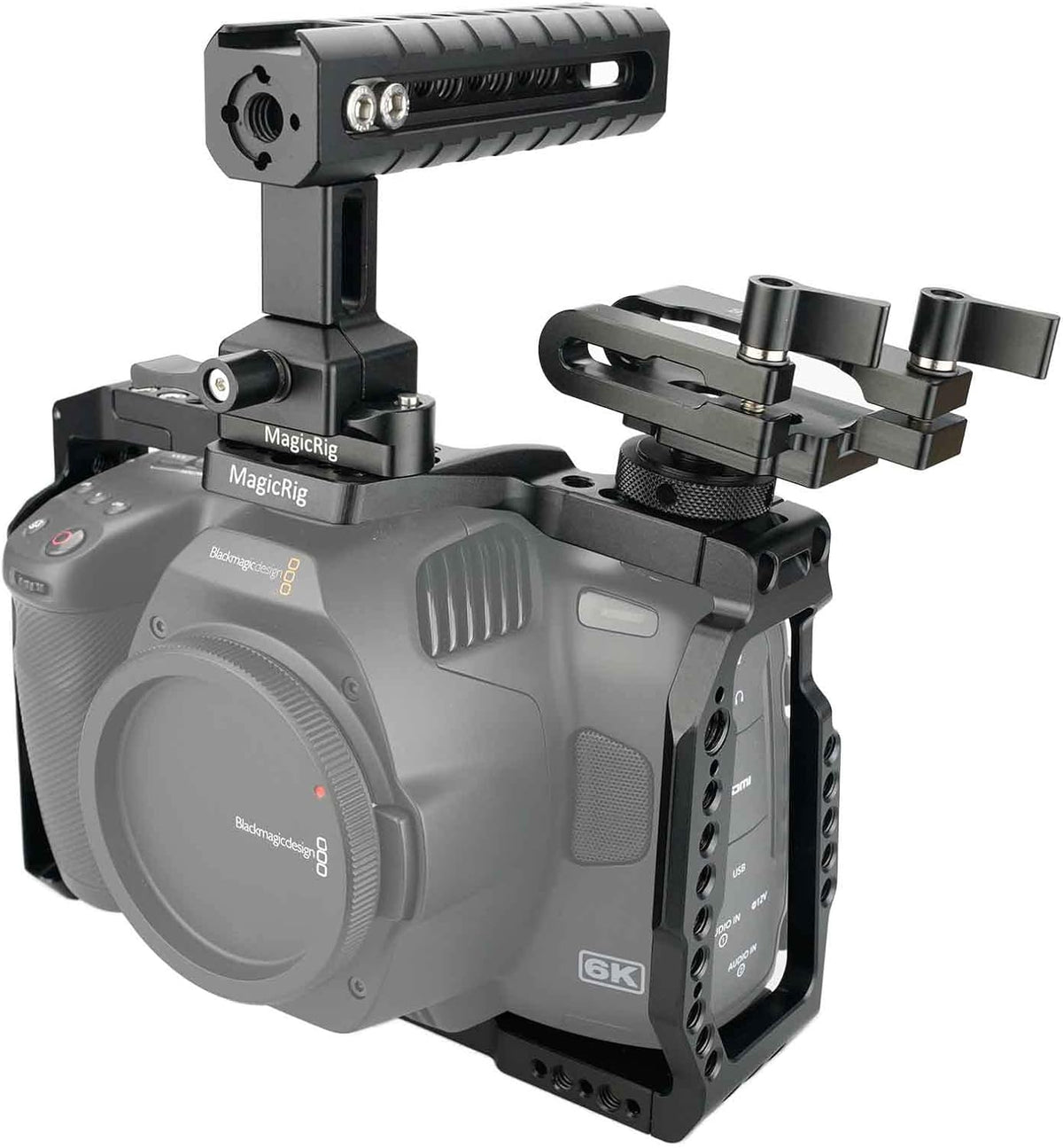 Camera Full Cage with NATO Rail, NATO Top Handle, T5 SSD Mount L3230