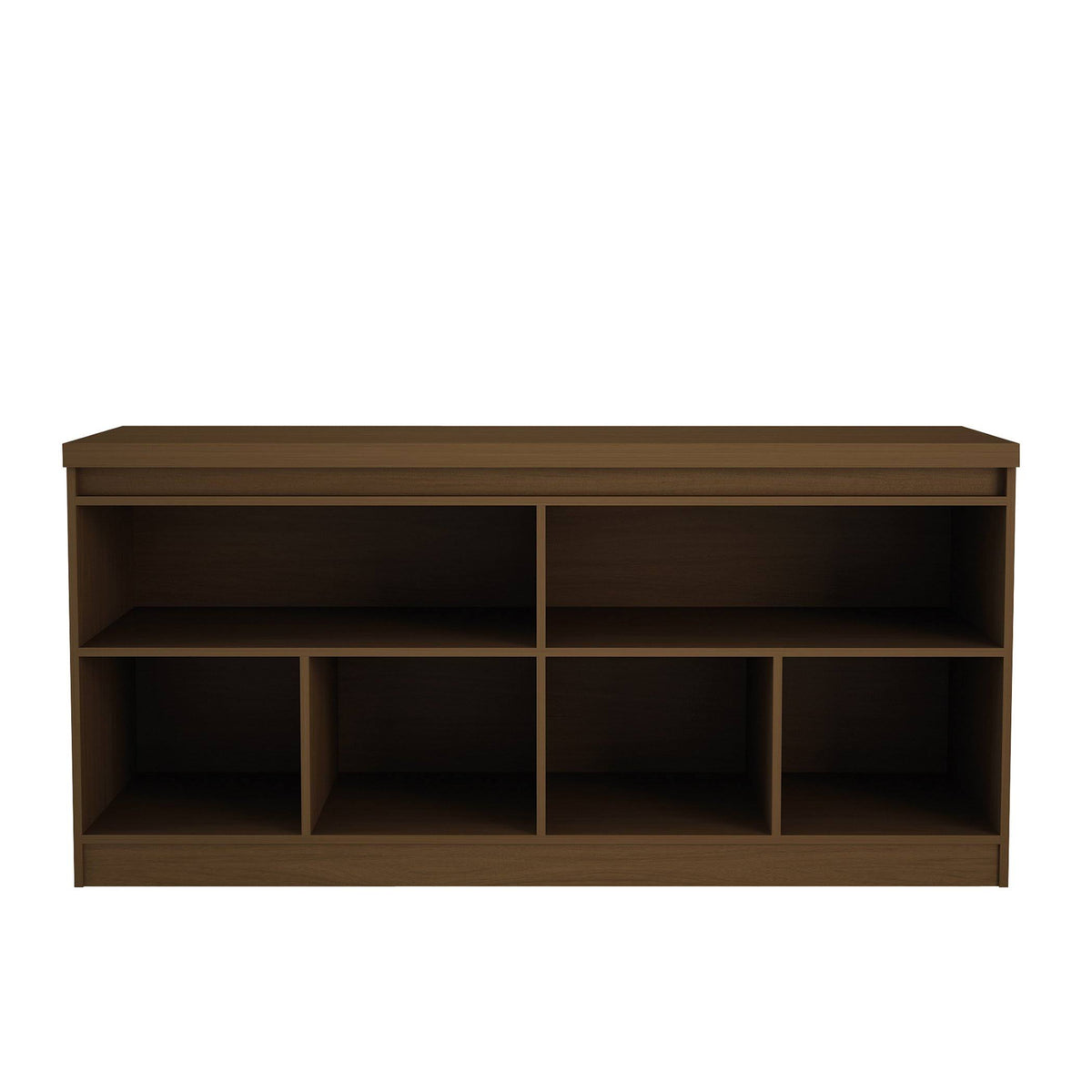Nut Brown Buffet Cabinet with 6 Shelves T703