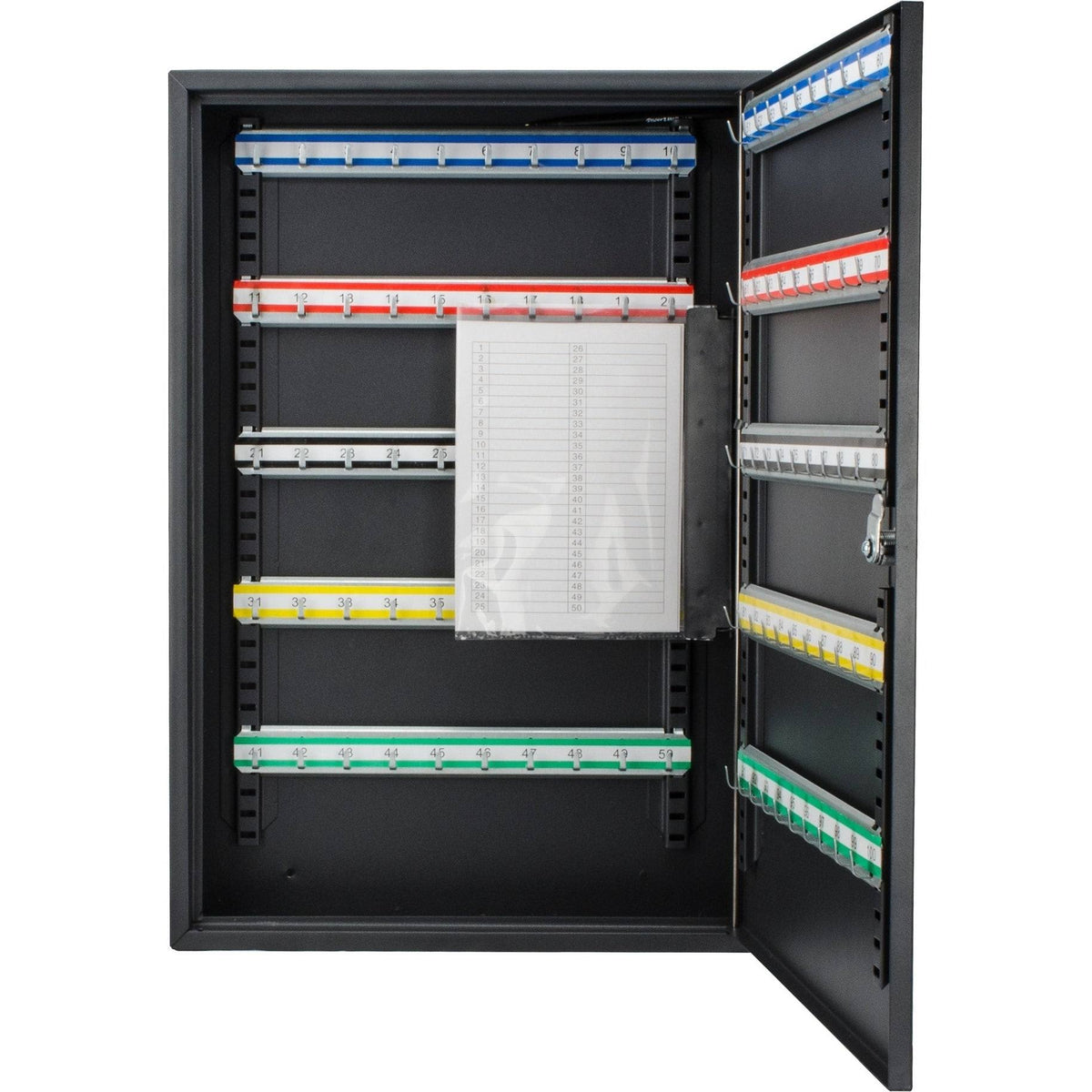 100 Position Key Cabinet with Key Lock, Black P780950