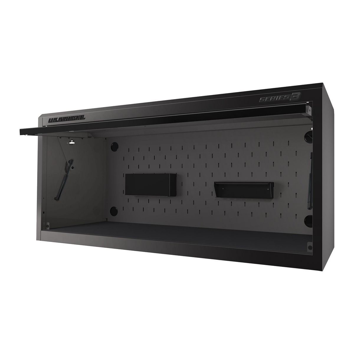 56 in. x 22 in. Blue Work Center Hutch Z53890
